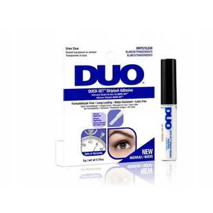 Ardell Duo Striplash Adhesive Klej Do Rzęs Na Pasku White/Clear 7g 074764711441 - Sztuczne rzęsy i akcesoria - miniaturka - grafika 2