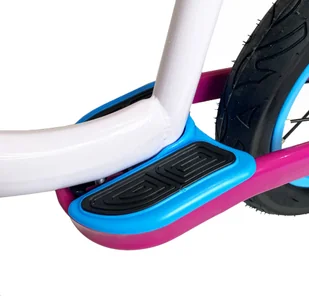 Rowerek biegowy 12' NICEkids WHITE PINK BW-1199 - Rowerki biegowe - miniaturka - grafika 3