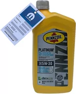 Oleje przekładniowe - Olej silnikowy syntetyczny Pennzoil 5W-30 MS-13340 SN PLUS  5W30 SP - miniaturka - grafika 1