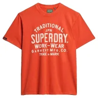 Koszulki męskie - Superdry Machined Goods Workwear koszulka Męska - miniaturka - grafika 1