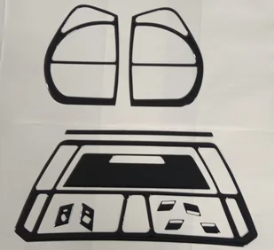 CITROEN C4 PICASSO OKLEINY KOKPITU DEKORACJA DESKI PIANO BLACK DEKORY 3D NAKLEJKI FOLIA - Akcesoria motoryzacyjne - miniaturka - grafika 1
