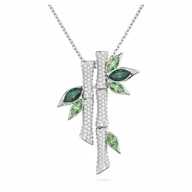 Naszyjniki - Naszyjnik Swarovski - Dellium, Silver 5645369 - miniaturka - grafika 1