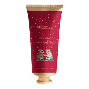 Stara Mydlarnia Krem do rak czerwony Merry Cranberry - Kremy i maski do rąk - miniaturka - grafika 1
