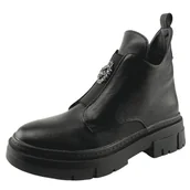 Botki damskie - Botki damskie ocieplane VINCEZA 16422 czarne - miniaturka - grafika 1