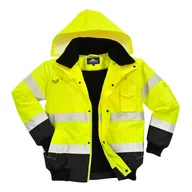 Odzież robocza - Kontrastowa kurtka ostrzegawcza Bomber XL - miniaturka - grafika 1