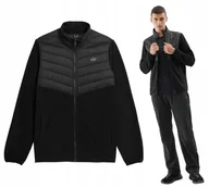 Bluzy męskie - 4F MĘSKA BLUZA POLAR PUCHOWY ZE STÓJKĄ ROZPINANY rozm XL - miniaturka - grafika 1