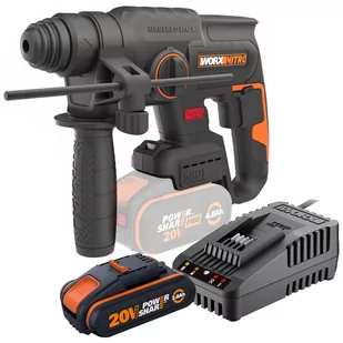 Młotowiertarka WORX WX381.9 + Akumulator Ładowarka - Młoty udarowe - miniaturka - grafika 1