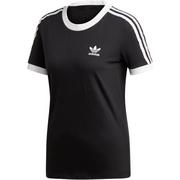 Koszulki i topy damskie - Adidas, Koszulka damska, 3 STR TEE BLACK ED7482, czarny, rozmiar 32 - miniaturka - grafika 1