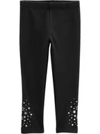 Spodenki dla niemowląt - carter's Legginsy w kolorze czarnym - miniaturka - grafika 1