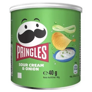 Pringles Sour Cream & Onion 40 g - Chipsy - miniaturka - grafika 1