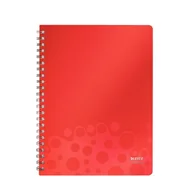 Zeszyty szkolne - Leitz Zeszyt BEBOP A4 / 80K KRATKA CZERWONY 1SZT 45730025 - miniaturka - grafika 1