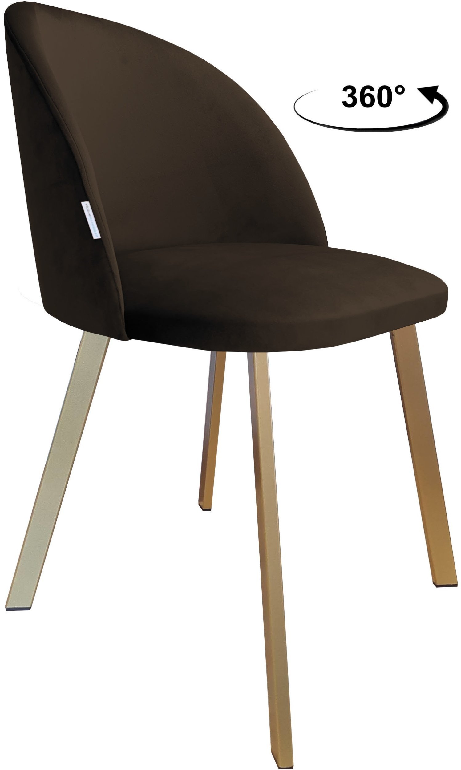 Krzesło obrotowe Colin podstawa Profil złota MG05