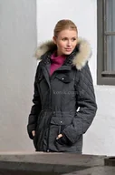 Kurtki jeździeckie - Pikeur Kurtka typu parka AIKA damska - anthracite - miniaturka - grafika 1
