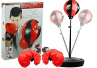 Zabawki i gry sportowe - Lean Toys Duży zestaw bokserski gruszka + rękawice Boxing - miniaturka - grafika 1