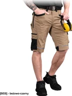 Odzież robocza - R.E.I.S. LH-DESERT-TS - krótkie spodnie ochronne do pasa desert, 8 kieszeni, uchwyt na młotek, odblaski, siateczkowe wstawki, 100% bawełna, 220 g/m2 L - miniaturka - grafika 1