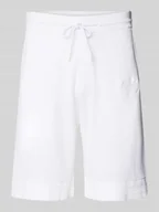 Spodenki męskie - Szorty z dzianiny dresowej z wyhaftowanym logo model ‘Heritage’ - miniaturka - grafika 1