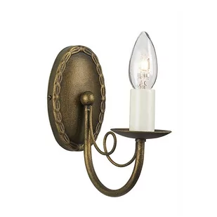 Elstead Lighting Minster 1Lt Wall Light Black/Gold MN1 BLK/GOLD Elstead kinkiet stylowy MN1 BLK/GOLD ) - Lampy ścienne - miniaturka - grafika 1