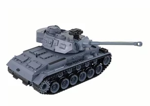 Czołg Zdalnie Sterowny RC 1:18 Armata Dym Tarcza Dźwięki Szary - Akcesoria i części modelarskie - miniaturka - grafika 3
