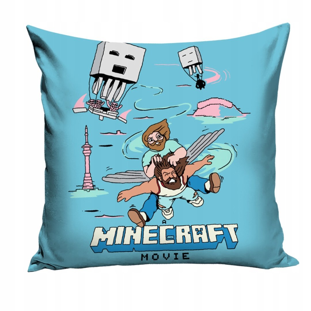 Poszewka Minecraft Movie Dekoracyjna Scena Filmowa Pokój Gracza