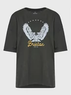 Koszulki i topy damskie - Brixton T-Shirt Freebird 16794 Szary Oversize - miniaturka - grafika 1