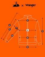 Bluzy damskie - Wrangler AVIATOR SWEATSHIRT szara bawełniana rozpinana bluza damska S - miniaturka - grafika 1