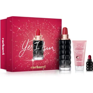 Cacharel Yes I Am SET2 Zestaw woda perfumowana 75 ml + woda perfumowana 5 ml + peeling do twarzy 50 ml - Zestawy perfum damskich - miniaturka - grafika 1