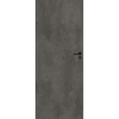 Drzwi wewnętrzne - Drzwi pełne CANIS beton ciemny 70 lewe - miniaturka - grafika 1