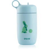Butelki dla niemowląt - Equa Kids butelka na wodę ze stali nierdzewnej dla dzieci Rabbit 400 ml - miniaturka - grafika 1