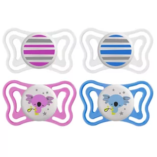 Chicco Smoczek do uspokajania PHYSIO Light Silikonowy 6-16 m+ 2 SZT - LUMI 23107272 - Smoczki uspokajające - miniaturka - grafika 1