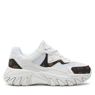 Sneakersy damskie - Sneakersy Guess Nowah FLTNOW FAL12 Biały - miniaturka - grafika 1