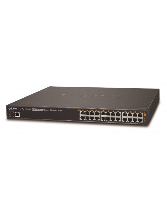 PLANET POE-1200G 12p Gigabit Injector 802.3af WYP
