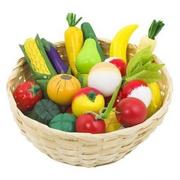 Zabawki AGD - Goki Warzywa i owoce w koszyku - miniaturka - grafika 1