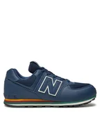 Buty dla dziewczynek - New Balance Sneakersy GC574KIG Granatowy - miniaturka - grafika 1