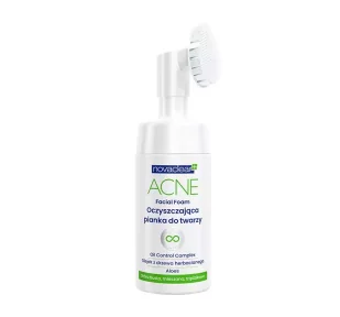 Equalan Novaclear+ Acne oczyszczająca pianka do twarzy 100 ml - Pianki do mycia twarzy - miniaturka - grafika 1