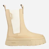 Buty sportowe damskie - Sztyblety damskie skórzane Puma Mayze Stack Chelsea Wns - miniaturka - grafika 1