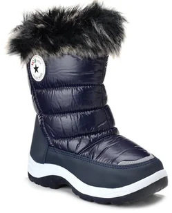 Śniegowce buty dziecięce zimowe WOJTYŁKO 21034-25 - Buty dla dziewczynek - miniaturka - grafika 1