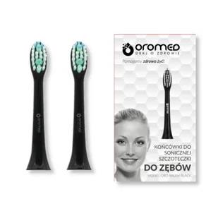 Oromed Końcówka  oromed Końcówki do szczoteczki sonicznej ORO-BRUSH BLACK ORO-BRUSH BLACK - Końcówki do szczoteczek elektrycznych - miniaturka - grafika 1