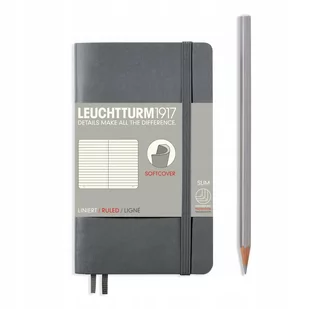 Leuchtturm 1917 notatnik Soft Cover, antracytowy 355316 - Pozostałe akcesoria dla plastyków - miniaturka - grafika 1