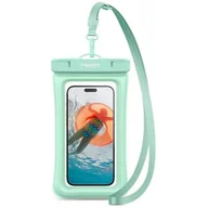 Etui i futerały do telefonów - Etui wodoszczelne Spigen A610 Universal Waterproof float case Mint - miniaturka - grafika 1