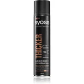 Kosmetyki do stylizacji włosów - Schwarzkopf Syoss Thicker Hair Lakier do włosów pogrubiający extra strong 300ml SO_111686 - miniaturka - grafika 1