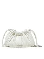 Torebki damskie - Calvin Klein Torebka Drawstring Plisse Conv Mini Cb P LV04F3077G Biały - miniaturka - grafika 1