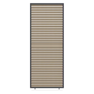 Panel żaluzjowy poziomy regulowany do pergoli ELEGANCE/DELUXE/FUSION 1 m Woodgrain - Gutroof - Kratki i pergole - miniaturka - grafika 1