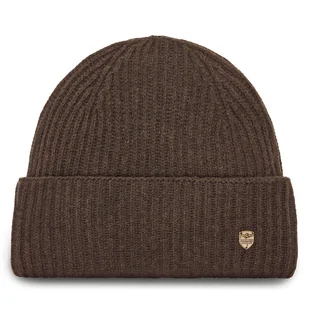 Czapka Aeronautica Militare 252CU0056DL00491 Brązowy - Czapki męskie - miniaturka - grafika 1