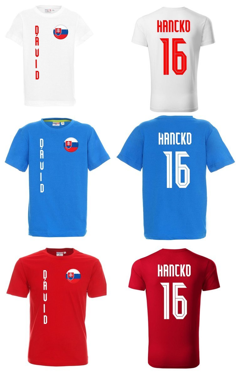 Koszulka Słowacja DAVID HANCKO 16 Jr