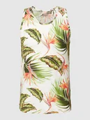 Koszulki męskie - Top z bawełny z nadrukiem na całej powierzchni model ‘MULTI PALM’ - miniaturka - grafika 1