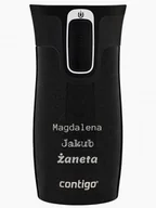 Kubki termiczne - Kubek termiczny z grawerem Contigo West Loop Mini 300ml - Licorice - miniaturka - grafika 1