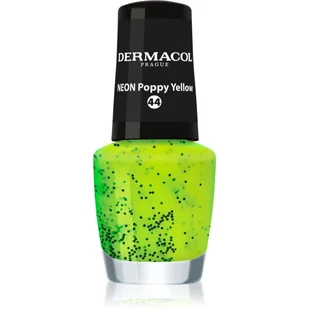 Dermacol Neon neonowy lakier do paznokci odcień 44 Poppy Yellow 5 ml - Lakiery do paznokci - miniaturka - grafika 1