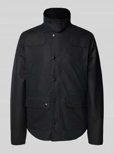Parka woskowana o kroju tailored fit z czystej bawełny model ‘REELIN’ - Kurtki męskie - miniaturka - grafika 1