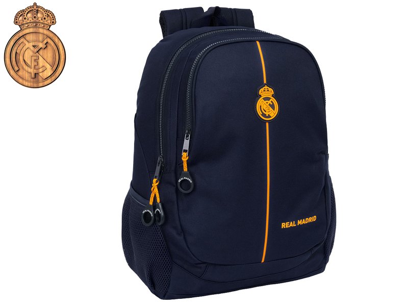 Real Madryt 2 Komorowy Duży Plecak Szkolny 44 CM Sezon 24/25 Dark-blue