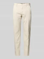 Spodnie męskie - Chinosy o kroju shaped fit z mieszanki bawełny model ‘STIG’ - miniaturka - grafika 1